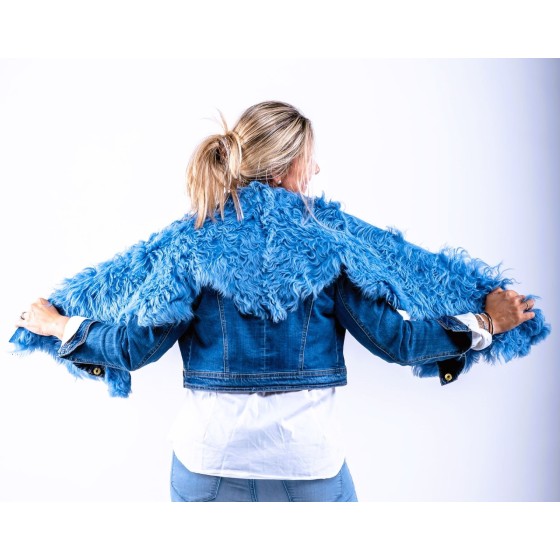 CHAL BAYAN BLUE CAPRI
